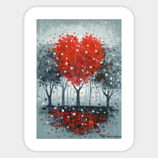Love tree Sticker